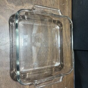 Vintage Anchor Ovenware Square 8"x8" Clear Glass 2 Quart Baking Dish